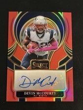Panini 2025 Select Prizm Devin McCourty Autograph Patriots #SIP-DMY /75
