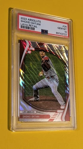 SHOHEI OHTANI 🔥2022 ABSOLUTE LAVA RETAIL 💎 PSA 10 Gem Mt #26 Panini🔥POP 2