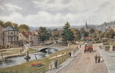 OLD POSTCARD THE LAWN DAWLISH DEVON QUINTON 2094