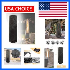 Waterproof Glass Tube Heater Cover - Outdoor Square Standing Patio Heater Pro...