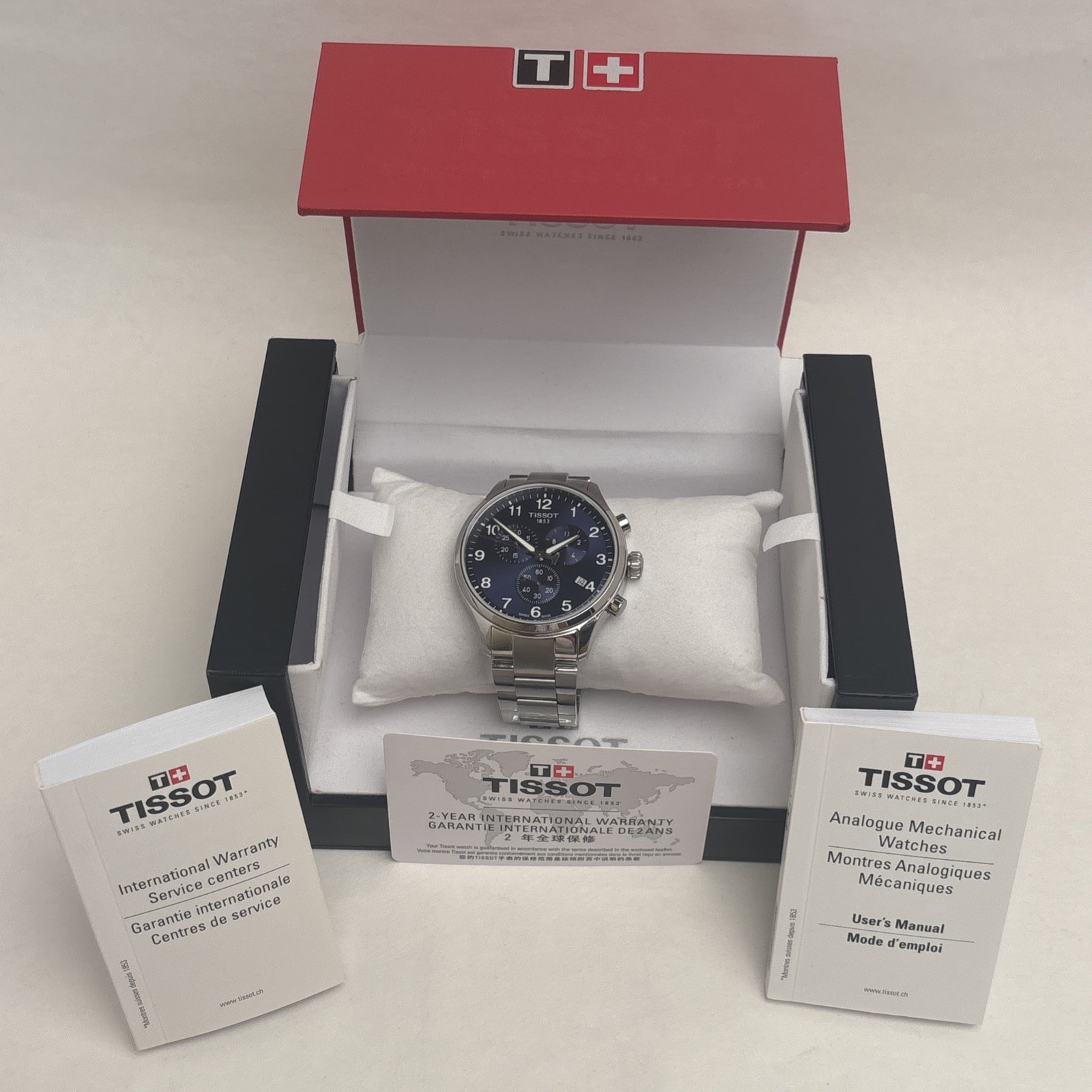 TISSOT Chrono XL Blue Men's Watch - Original Box Never Worn T116.617.16.047.00 image 3