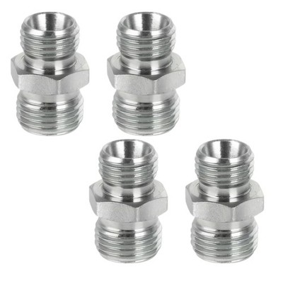 4Pcs M16 to M18 Fittings Adapter Connector Mini excavator Hydraulic Hoses Thread
