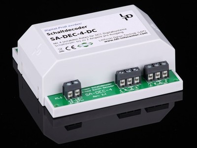 Littfinski LDT 210213 - SA-DEC-4-DC-G, 4fach Schaltdecoder (im Gehäuse) Neuware