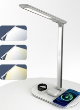 LED Desk Lamp for Office Home - Eye-Caring Desk Light with Stepless Dimming ...