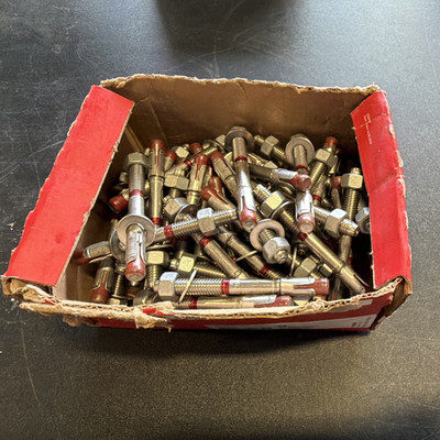 Hilti KB-TZ 3/8 x 3-3/4 Wedge Anchor SS 304 Std Head 50 Pack 387524. Brand new!