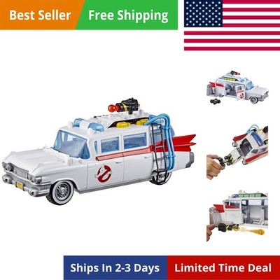 2021 Movie Ecto-1 Playset with Accessories for Kids Ages 4 and Up New Car Gre...