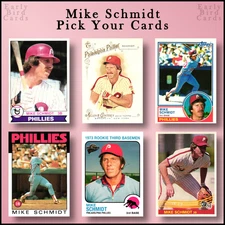 Mike Schmidt (1976-2021) / Pick Your Cards / Buy4+ Save30%