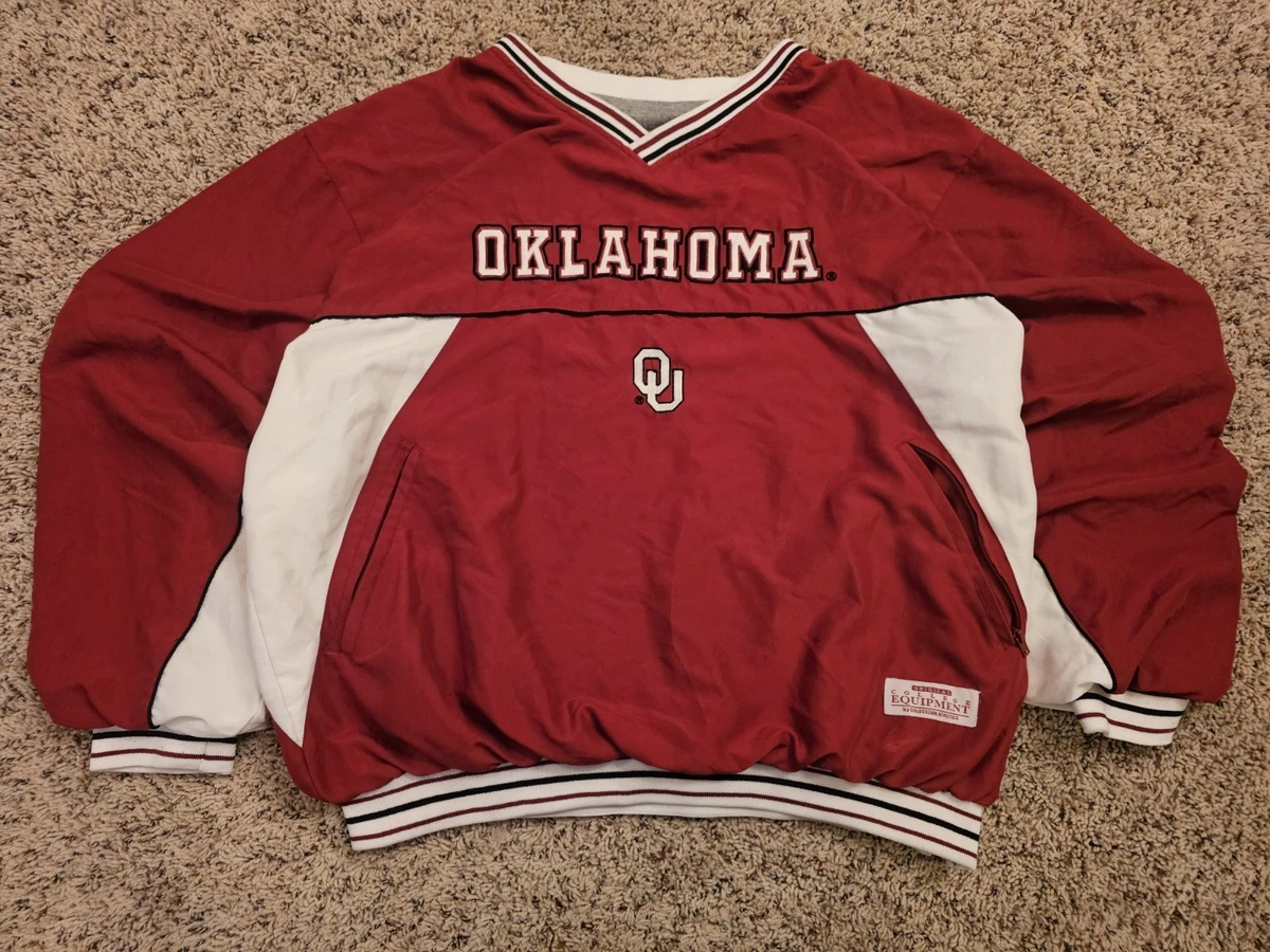 VINTAGE Rare OKLAHOMA SOONERS Jacket Hartwell XL OU NCAA Sewn