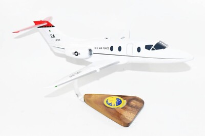 Beechcraft  (Raytheon) T-1 Jayhawk, 99th FTS Red Tails, 18'' Mahogany Scale Model
