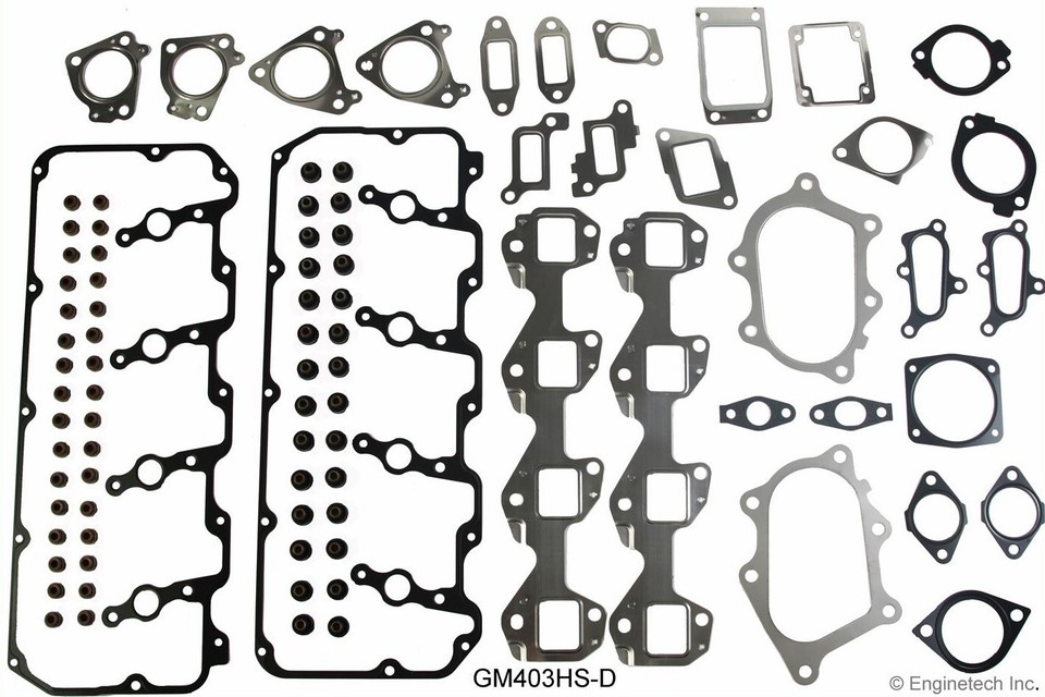 MLS HEAD GASKET SET & ARP STUD KIT fits 0407 CHEVY 6.6L 402 DURAMAX