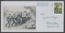DEUTSCHLAND 3. REICHSFELDPOST 2. WELTKRIEG 1943. WAFFEN SS REPRODUKTION COVER
