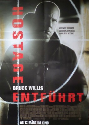 Filmplakat, Poster, HOSTAGE - ENTFÜHRT, mit Bruce Willis, Kevin Pollak, 2005