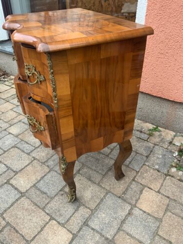 Dresdner Barockkommode Nussbaum 1.Hälfte des 19Jh. - Bild 11 von 21