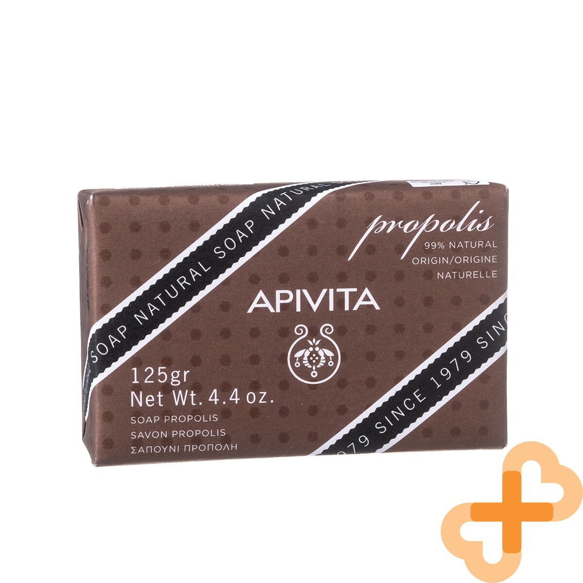 APIVITA NATURAL Body Soap With Propolis and Thyme 125g Softens Skin Moisturizing