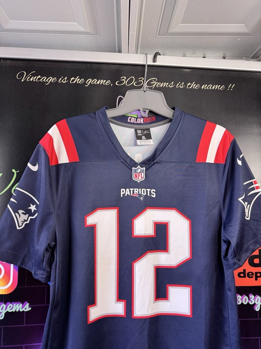 Authentic Nike Tom Brady #12 New England Patriots COLOR RUSH