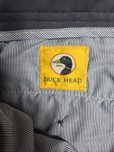 Duck Head Men's 36x24 Harbor Performance Chino Pants Soft Naval Gray $108 Hemmed - Picture 3 of 12