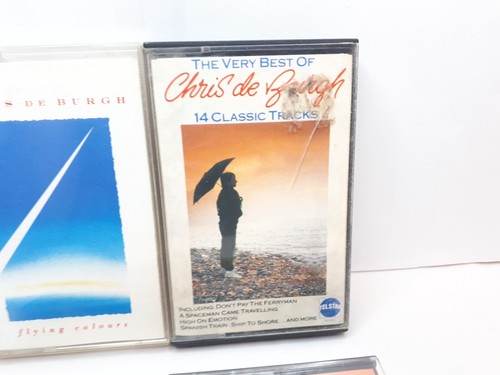 Cassette Tapes Bundle Chris de Burgh The Very Best Of & Flying Colours, Boot Sco - Picture 4 of 6