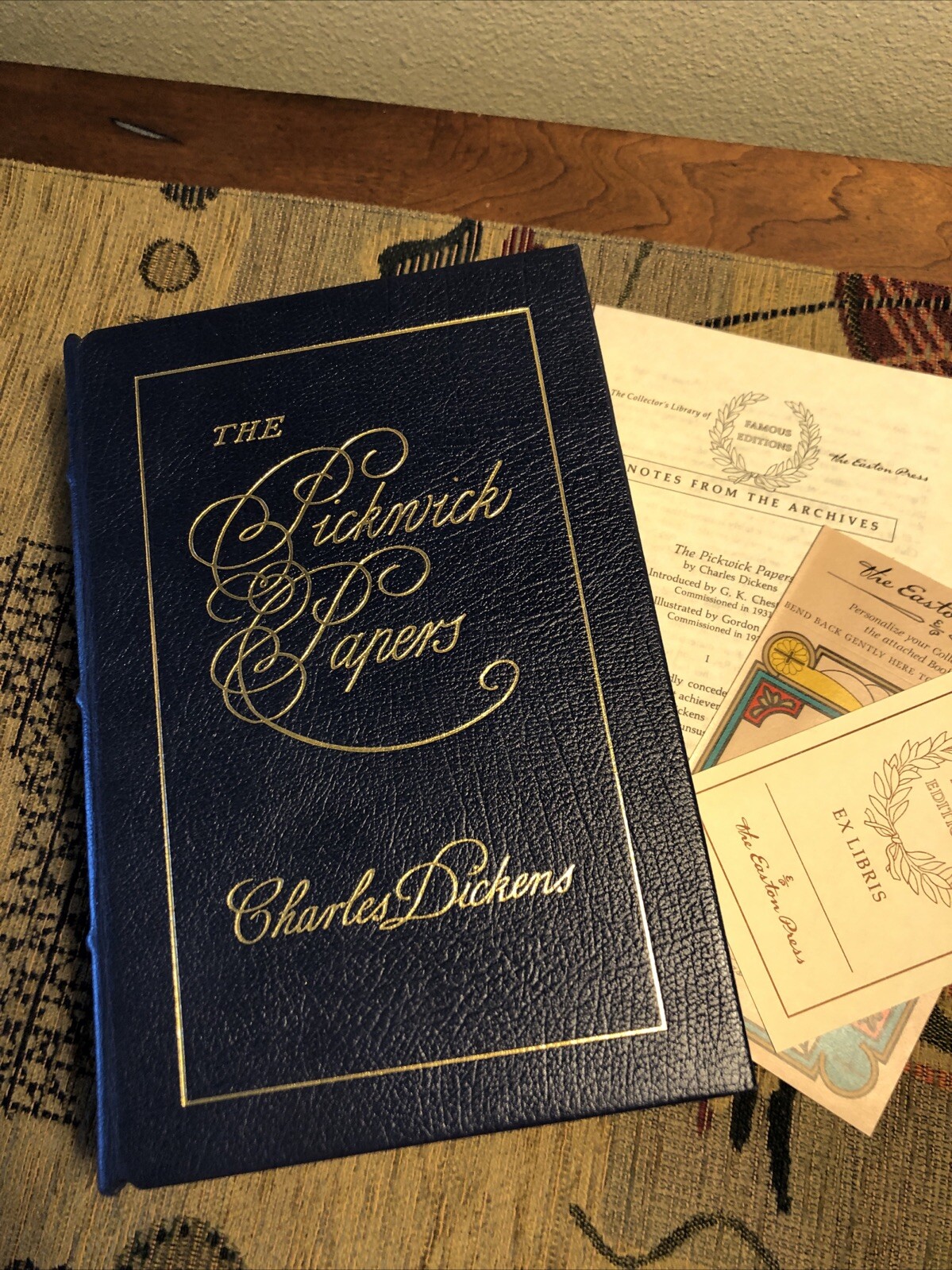 THE PICKWICK PAPERS by Charles Dickens Easton Press Famous Editions