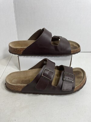 Neckermann Men's Brown Two Strap Sandals Sz 45 US 12