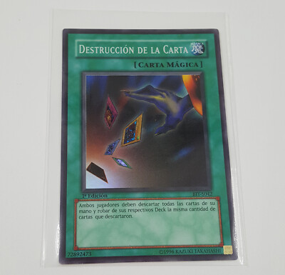 Destruccion De La Carta 1st Edition Yu-Gi-Oh Foil Trading Card BIY-S042