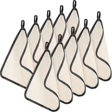 10 Count Exfoliating Wash Cloths for Body and Face Facial Bath Scrub Soft Weave 