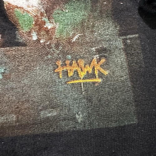 Vintage Tony Hawk Sweatshirt Men's Large Black Crewneck Skateboard Y2K Birdhouse - Picture 5 of 8