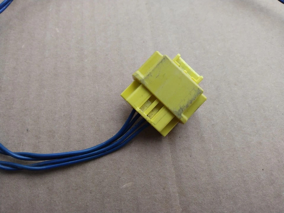 1x Conector de arnés de cables retractor de cinturón de seguridad delantero Acura Honda con cables largos OEM Foto 2 de 4