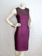 Versace Purple Dress  Sz. IT40 US6, Immaculate condition
