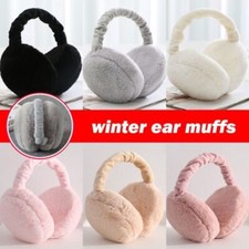 Women Men Winter Super Soft Ear Muffs Warmer Ladies Earflaps Cosy Cold Fluffy UK