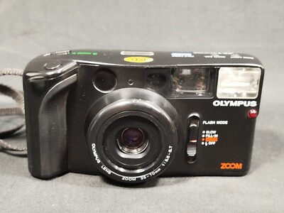 OLYMPUS AZ-1 ZOOM AF POINT SHOOT FILM CAMERA 35mm TESTED WORKING