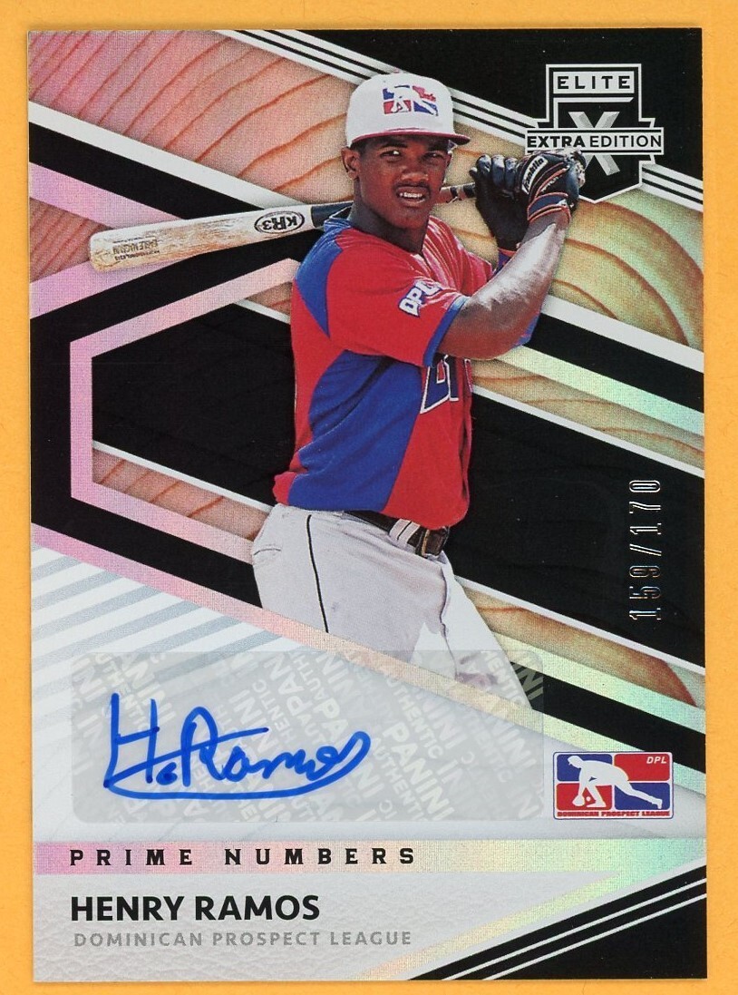 HENRY RAMOS 2020 Elite Extra Prime Autograph Rookie Card AUTO SER # /170