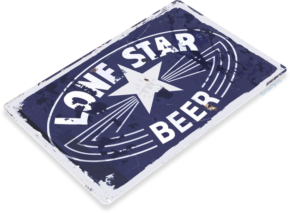 TIN SIGN Lone Star Beer Sign Old Bar Pub Beer Store Cave A107 | eBay