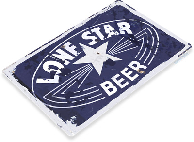 TIN SIGN Lone Star Beer Sign Old Bar Pub Beer Store Cave A107 | eBay