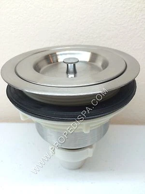 Stainless Steel Shampoo Backwash kitchen Bowl Sink Hair Strainer Drain Assembly