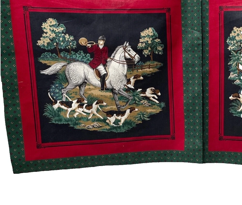 Paneles de tela de algodón de caballo