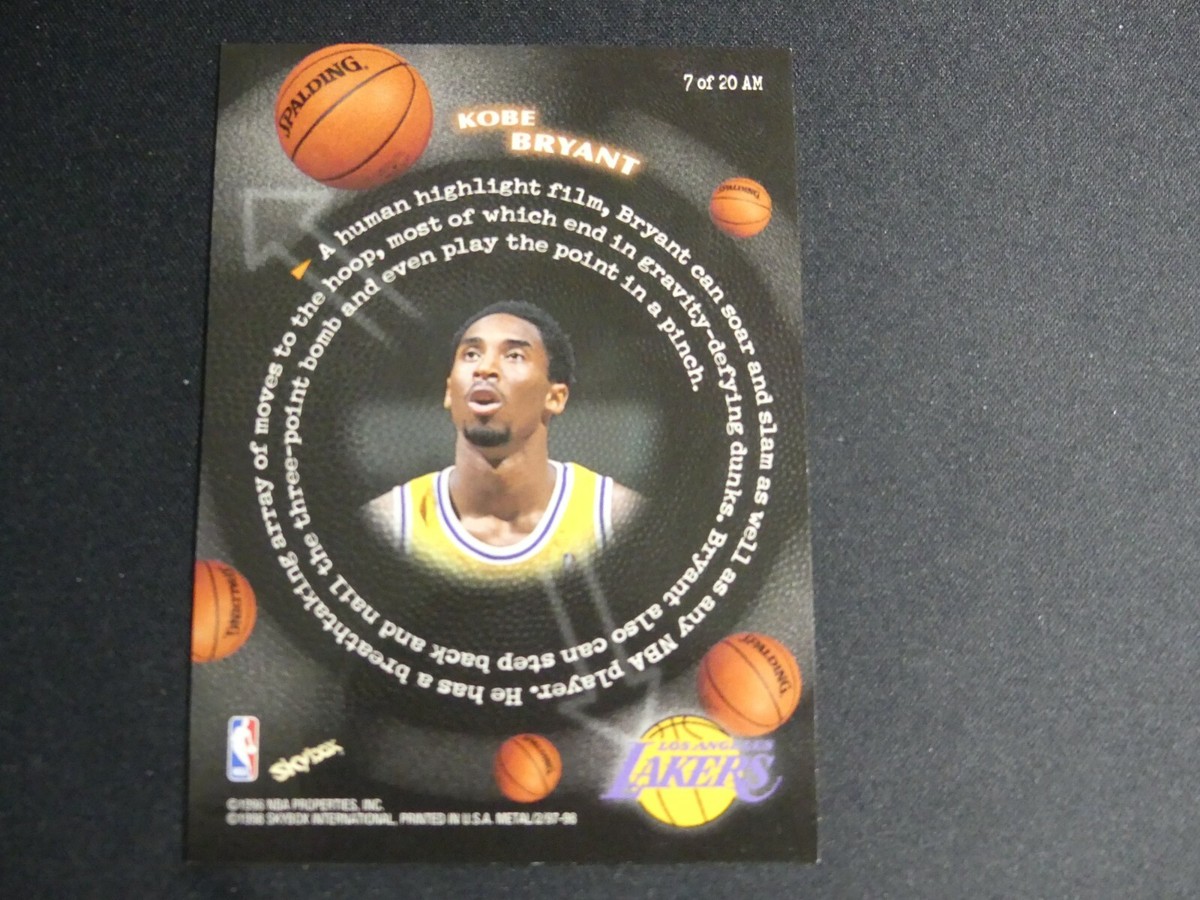 1997-98 Skybox Metal Universe KOBE BRYANT All Millennium #7 | eBay