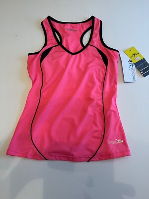 Sportliches ärmelloses Damenoberteil mit geheimer Unterstützung Größe 8 UK pink 