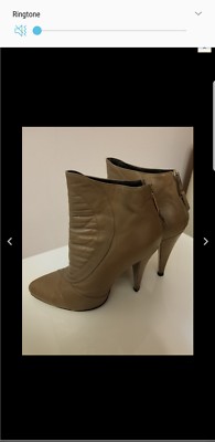 Versace high heels booties. Size 38. Made in Italy. Pre-owned.