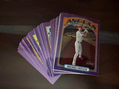 2021 TOPPS HERITAGE HOT BOX PURPLE CHROME REFRACTOR  - PICK ANY YOU WANT 
