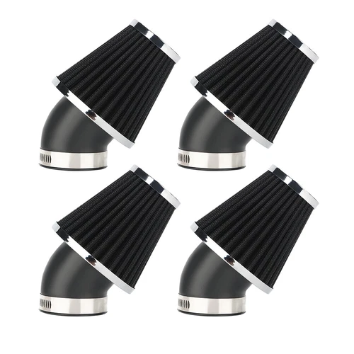 NIBBI 4PCS Washable 48mm-50mm Air Intake Filter For Motorcycle ATV Dirt Pit Bike