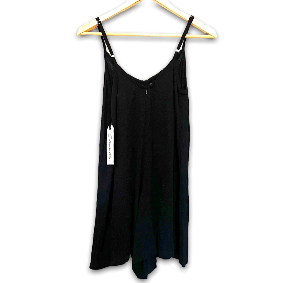 NWT Cleobella Black Romper with Crochet detail size XS in Black - Image 2 of 4