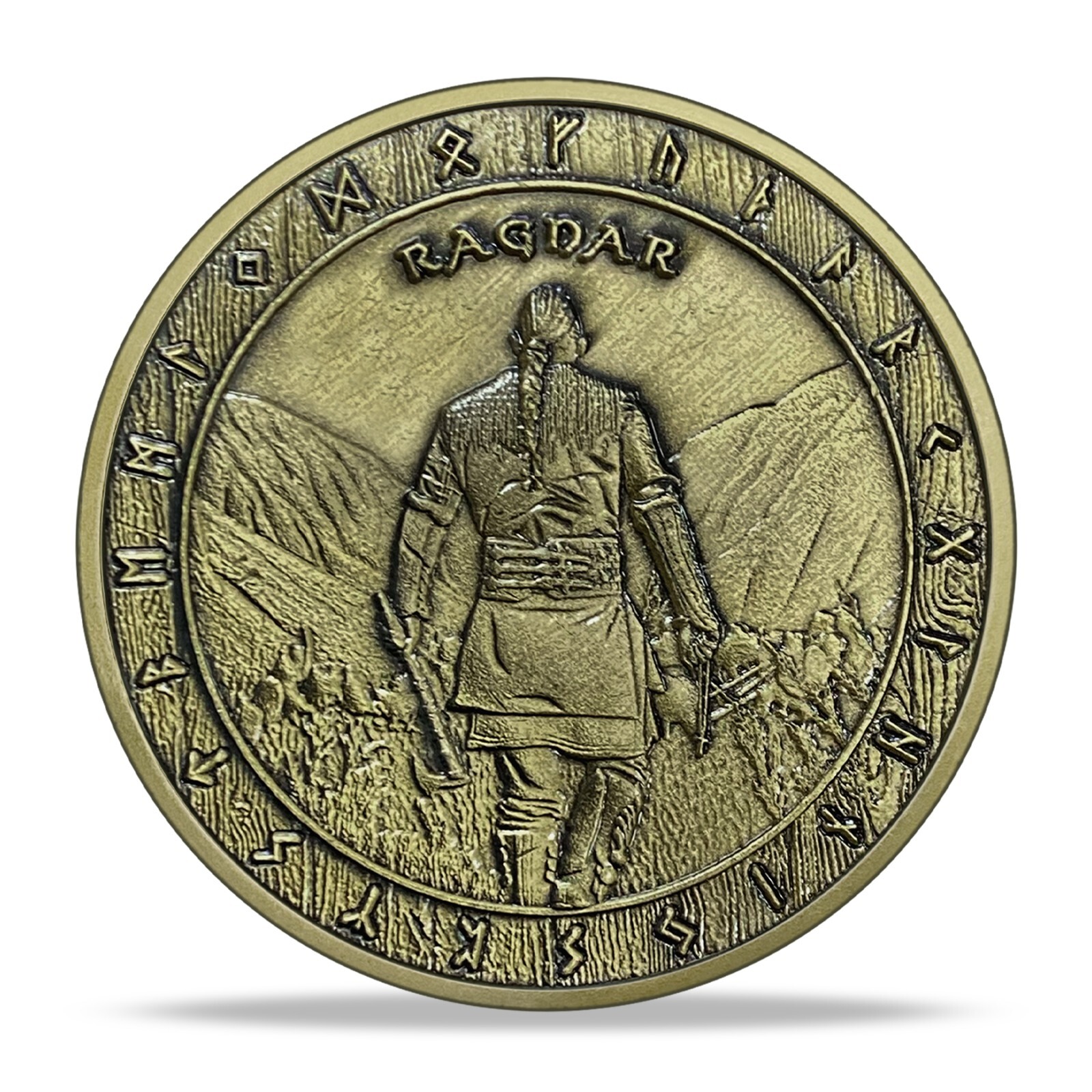 Viking Valknut Warrior Coin Viking Symbol Norse Mythology Talisman Souvenir Coin