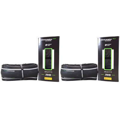 Pirelli Cinturato Velo TLR Refl. 32-622 (700 x 32c) Road Bicycle Tires (2) Pack