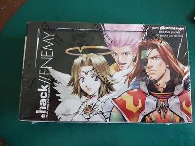 Bandai Decipher Dot Hack Enemy Distortion Booster Box TCG CCG Sealed