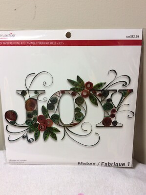 Recollections Paper Quilling Kit “Joy”. Christmas Holiday for sale online |  eBay