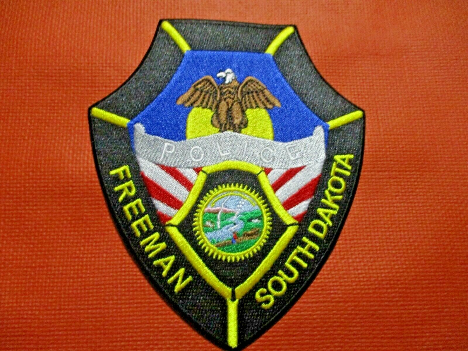 Collectible South Dakota Police Patch,Freeman,New eBay
