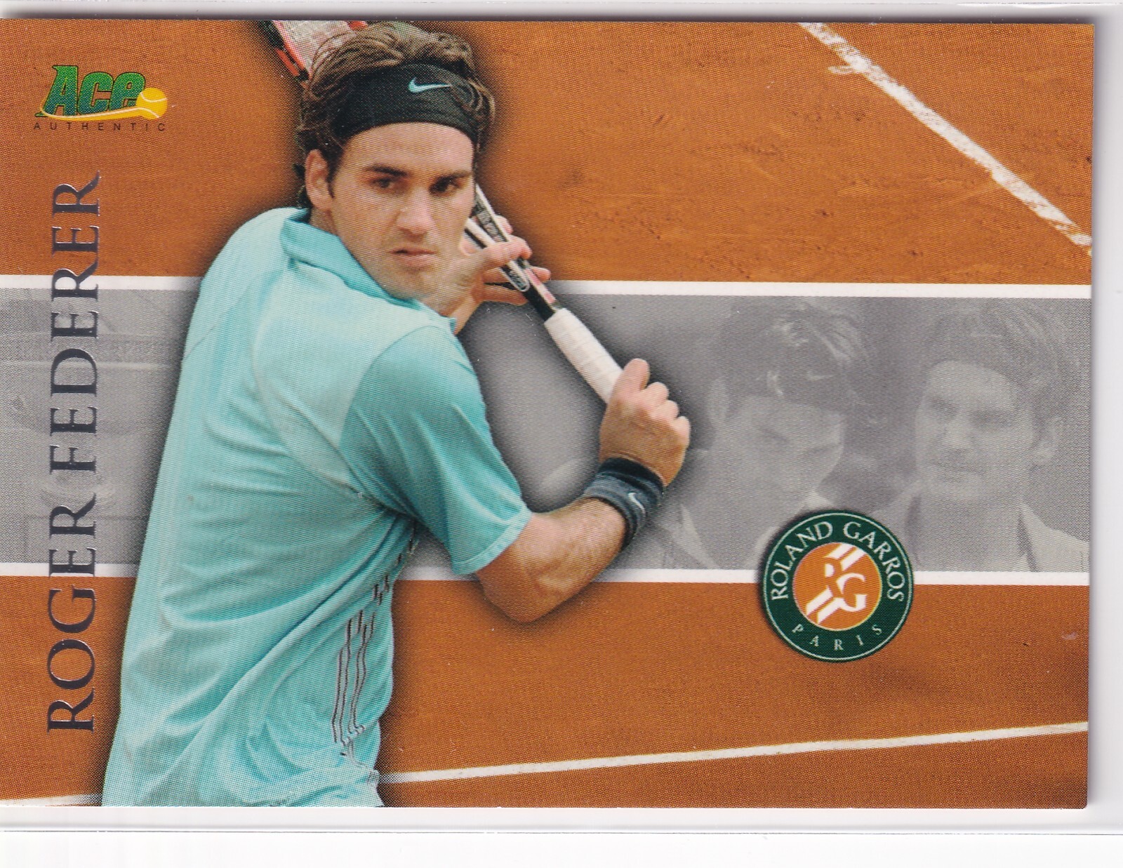 Roger Federer 2008 Ace Authentic Matchpoint - French Open - Silver #RG14