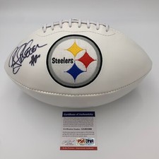 ROCKY BLEIER signed/autographed PITTSBURGH STEELERS Full Size Logo Football--PSA