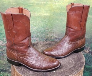 botas lucchese de avestruz