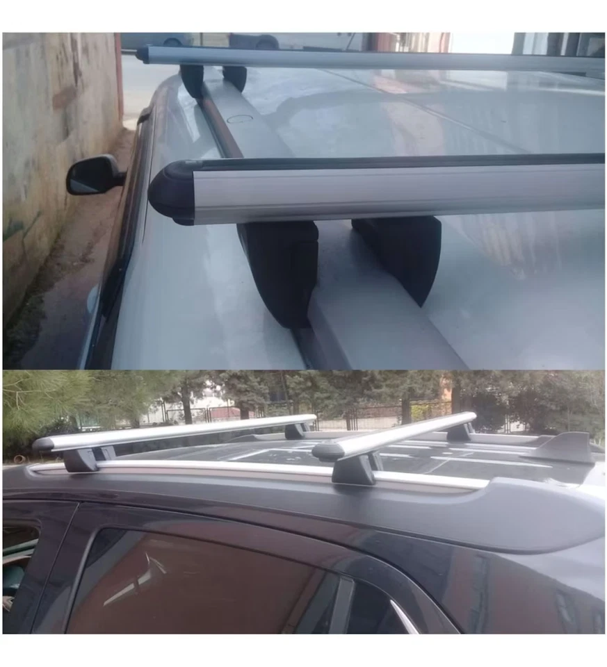 Aluminum Roof Rack Cross Bars Cargo Carrier Fits Toyota Sienna & RAV4 2013-2018 - Image 4 of 4